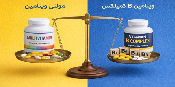 مقایسه مولتی ویتامین با ب کمپلکس