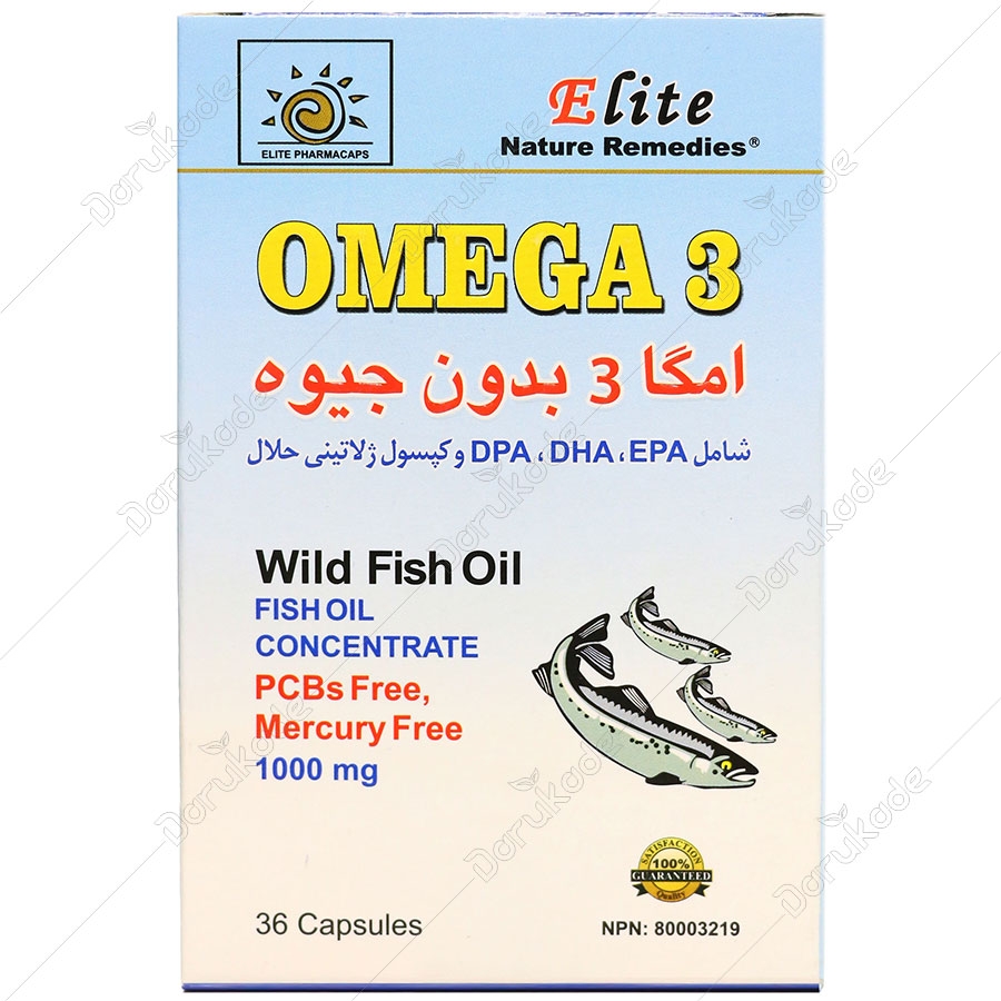 امگا 3 بدون جیوه 36 عددی