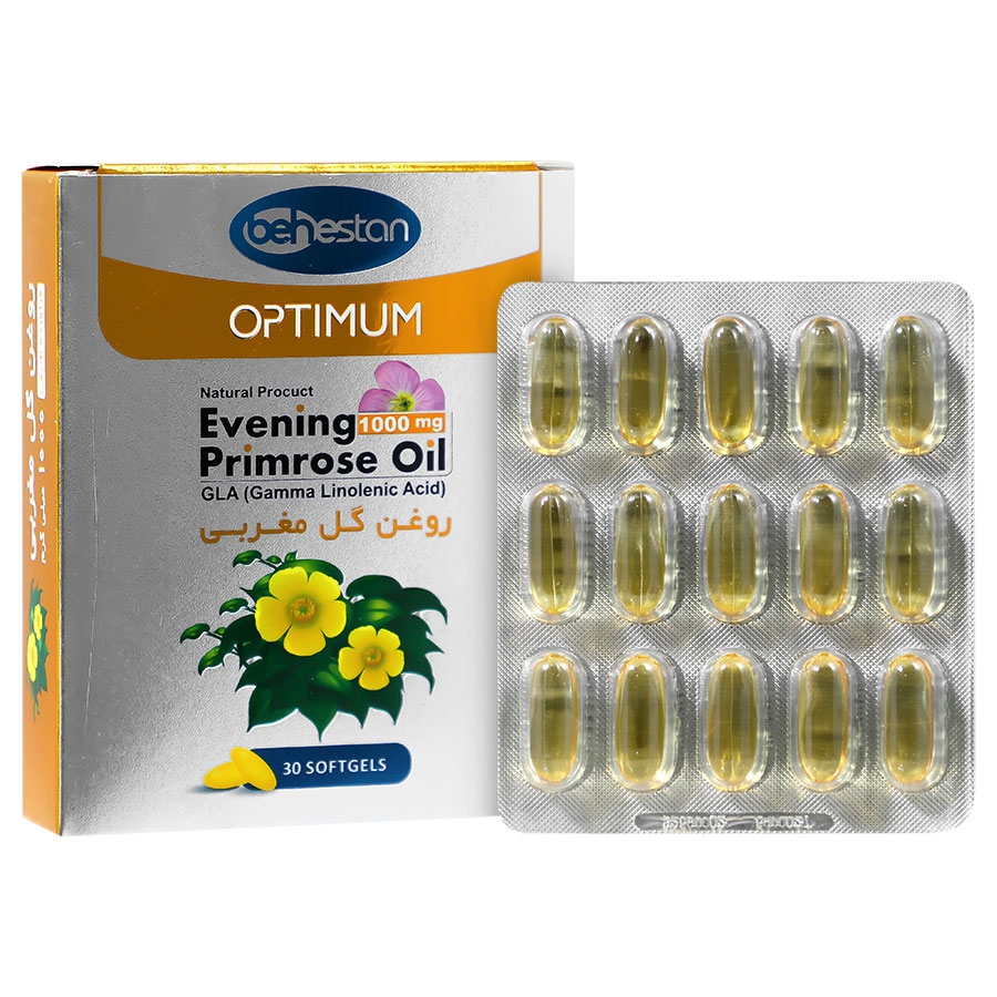 اپتیمم روغن گل مغربی 1000 میلی گرم