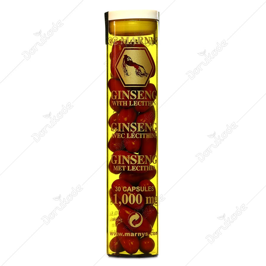 جینسینگ 1000 میلی گرم و لسیتین