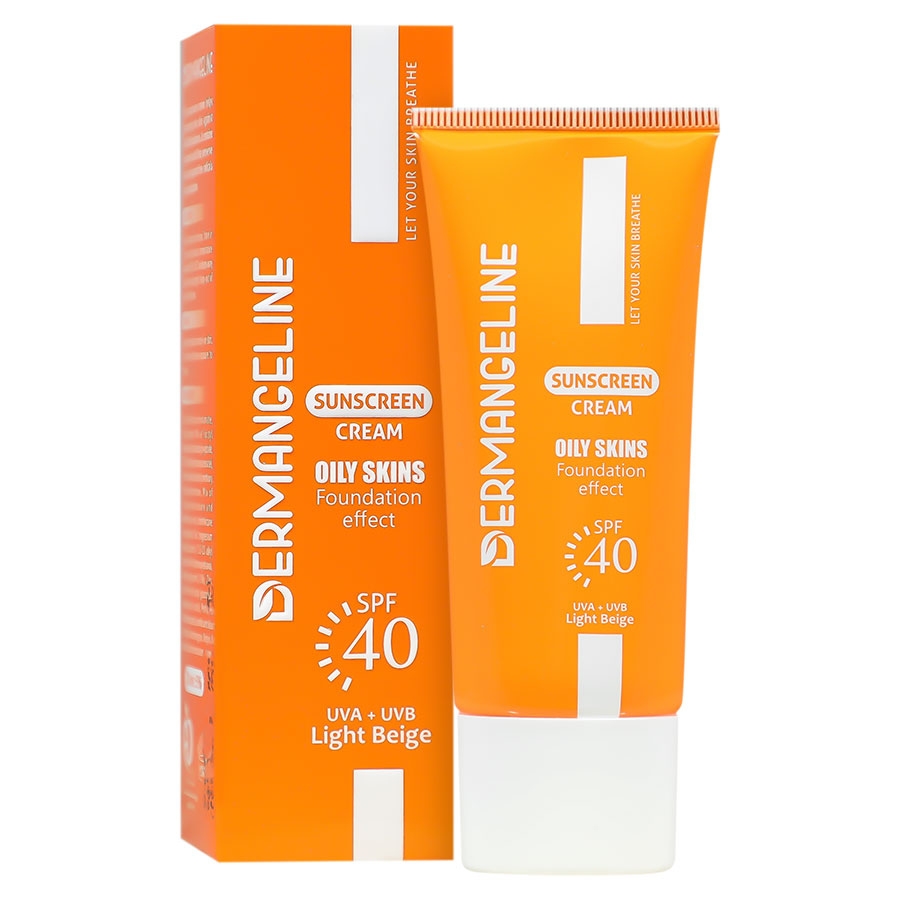 ضد آفتاب کرم پودری SPF40 پوست چرب