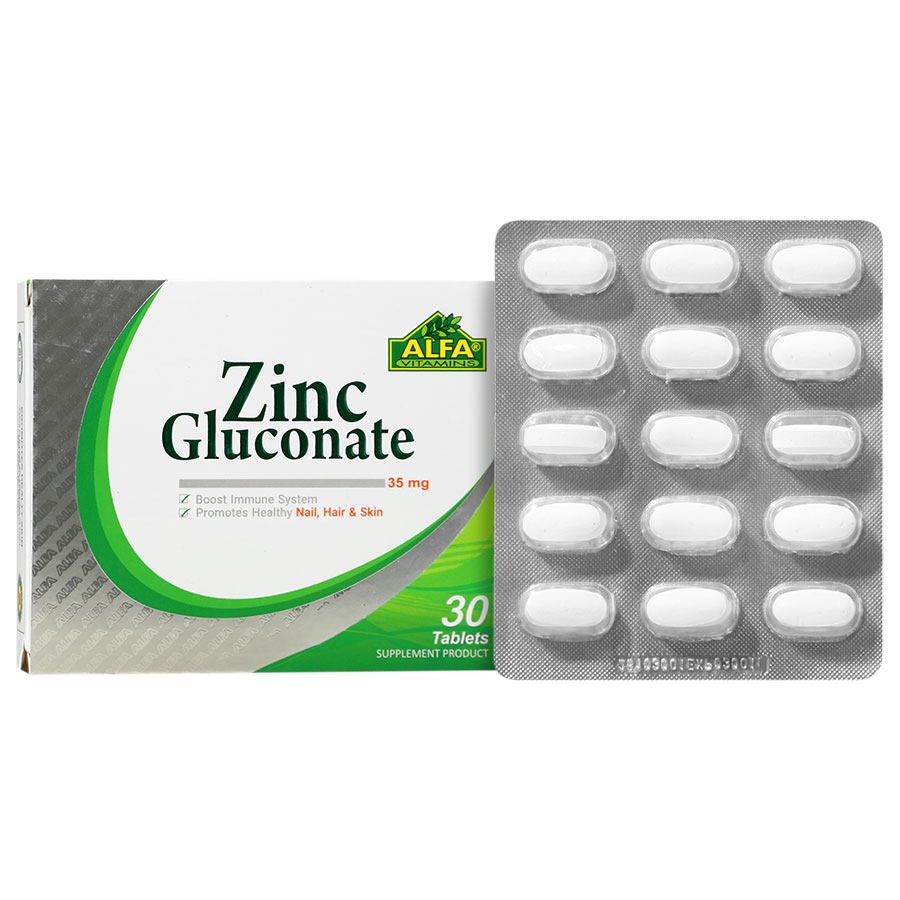 زینک گلوکونات 35 میلی گرم