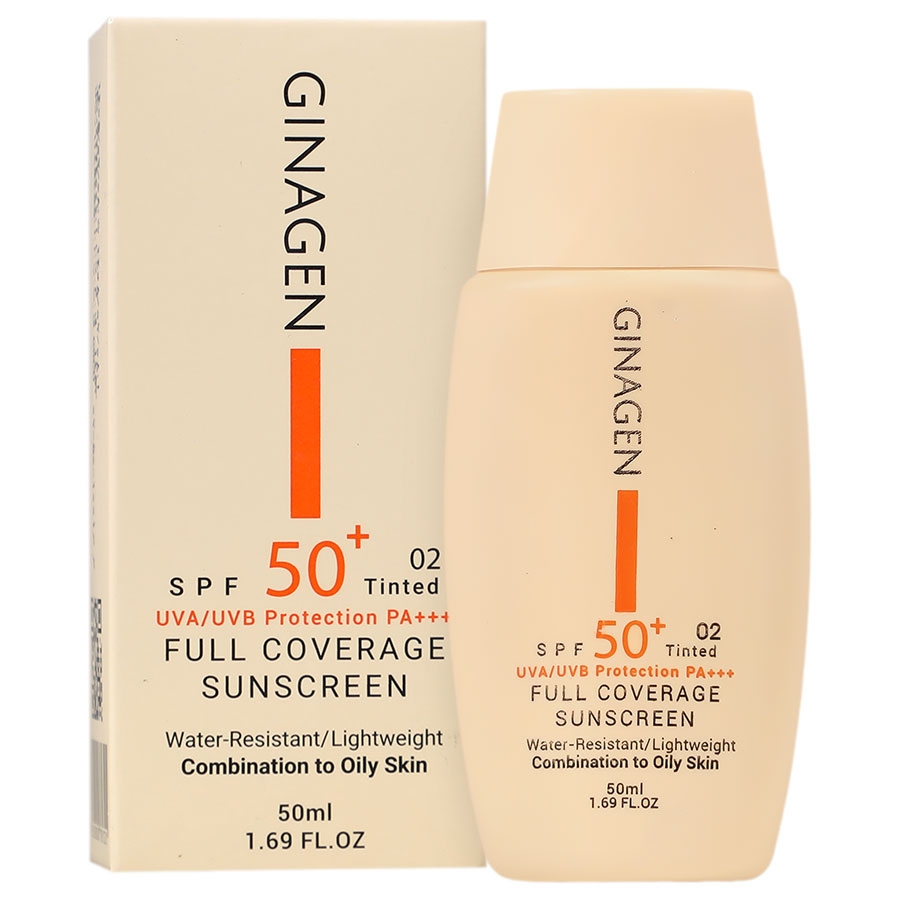 کرم ضد آفتاب رنگی پوست چرب SPF50