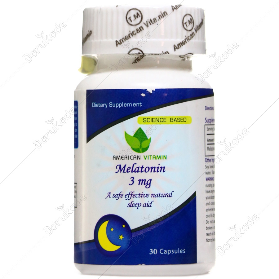 ملاتونین 3 میلی گرم امریکن ویتامین